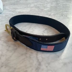 Vineyard Vines American Flag Belt